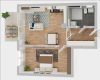 Urbanes 2-Zimmer-Apartment im York-Quartier - Grundriss Farbe.jpg